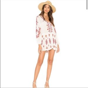NWT Free People Arianna embroidered Tunic